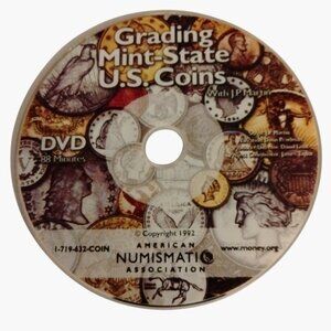 Grading Mint State U S Coins DVD American Numismatic Association 1992
